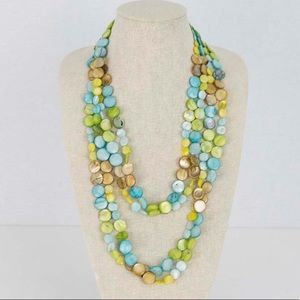 Necklace Mother of Pearl set/2 strands